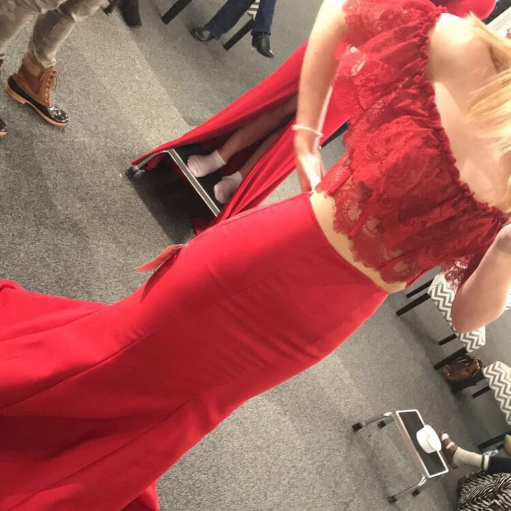 Clearance sale! Red dress. Top and skirt size 2.